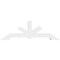 Ekena Millwork Vanguard Architectural Grade PVC Gable Bracket, 96"W x 32"H x 6"D x 6"F, 8/12 Pitch GBP096X32X0606VAN00 - alternate 3